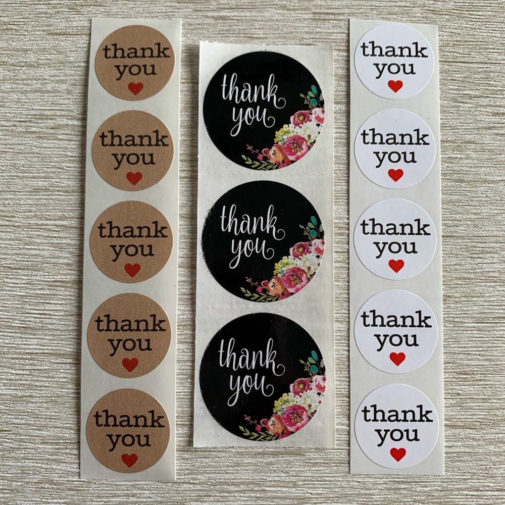 300 - Thank You Stickers